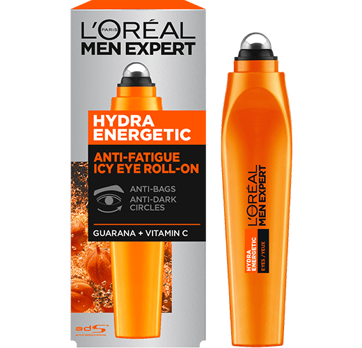 Hombres Foto del frente de la caja completa del gel humectante Comfort Max Hydra Energetic